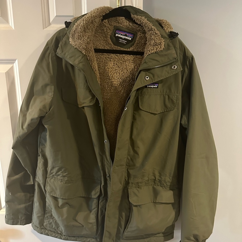 Patagonia sherpa lined jacket
